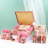 रक्षाबंधन के लिए प्रीमियम उपहार बॉक्स, 1.305 किलोग्राम शुद्ध सामग्री